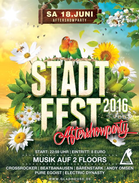 Stadtfest 2016 Aftershowparty